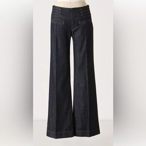 Anthropologie Dark Wash Flare Jeans